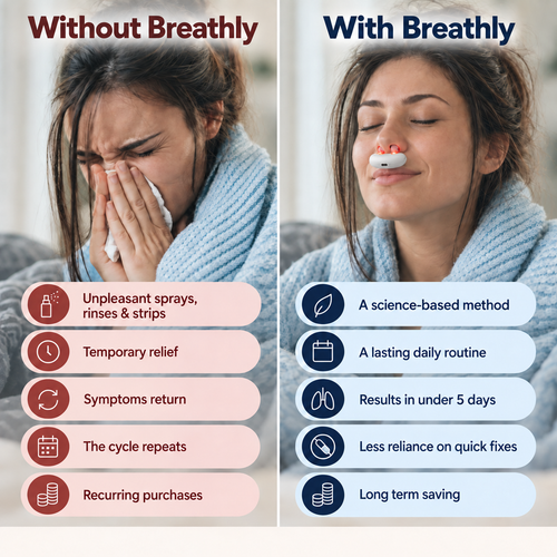 Without Breathly / With Breathly comparison